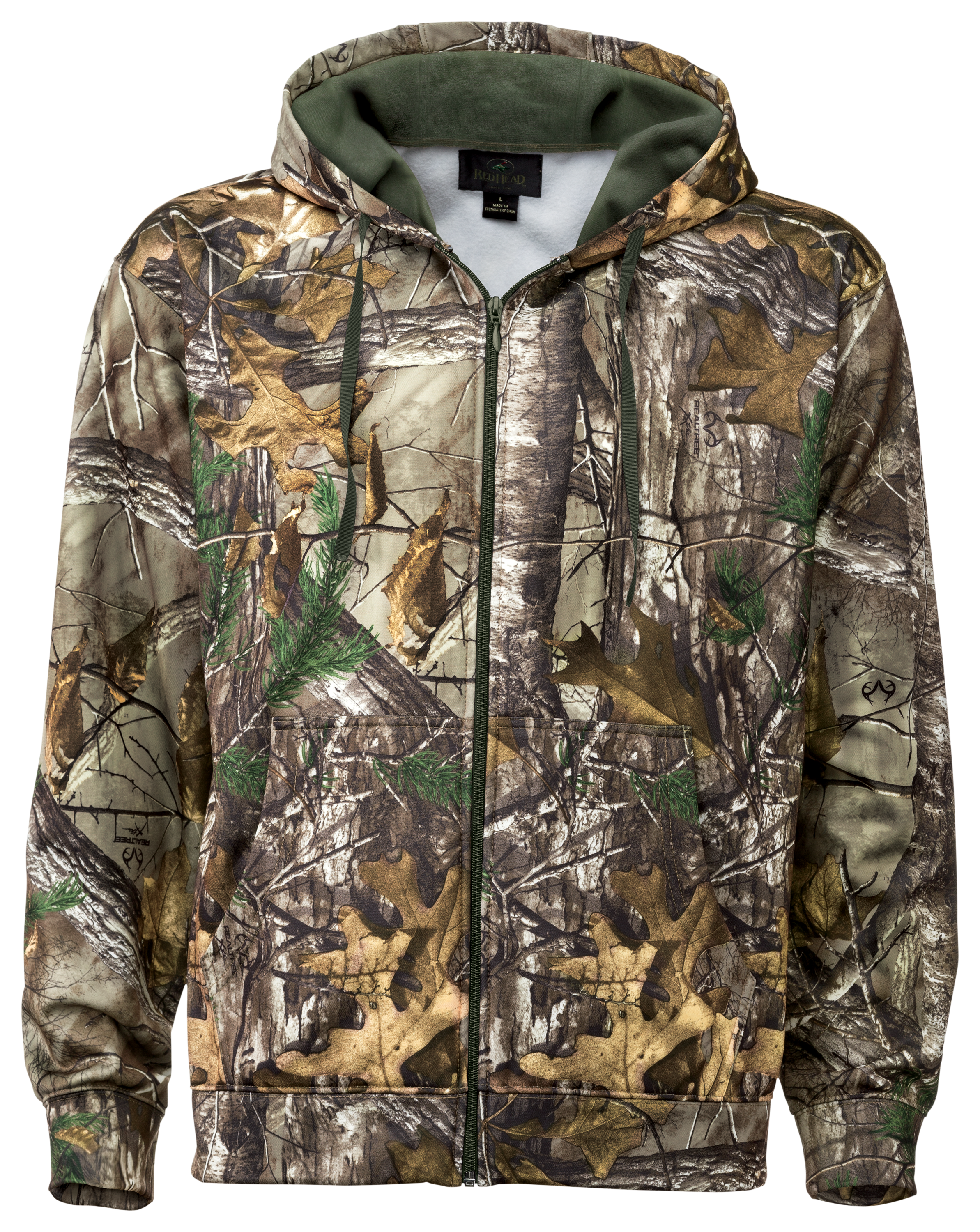 RedHead Tech Fleece Full Zip Camo Jacket for Men | Bass Pro Shops